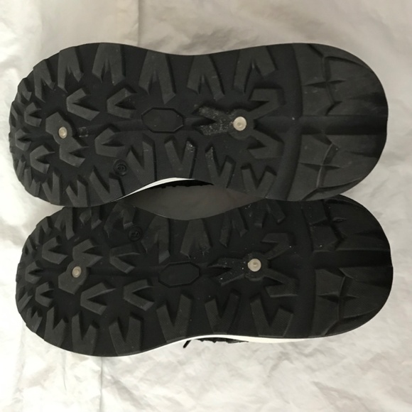 Reflective Running Walking Sneakers Size 8 Fit Laces Slip In Black White - Picture 5 of 8